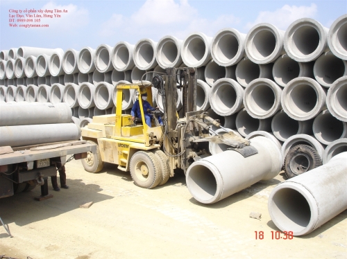 Cống tròn bê tông cốt thép thoát nước đúc sẵn